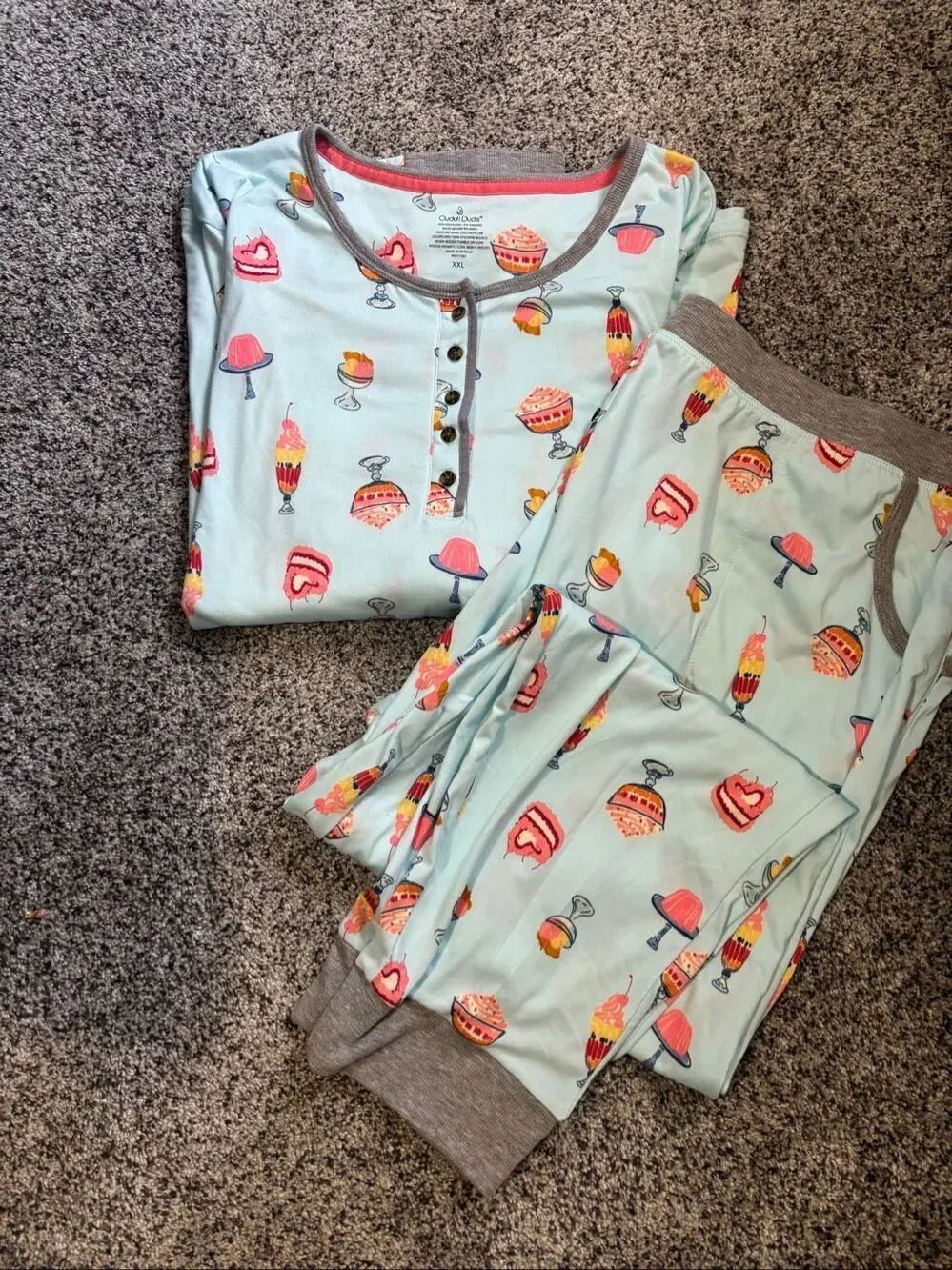 ❤️Cuddl Duds Desert Print Pajama Set 2X